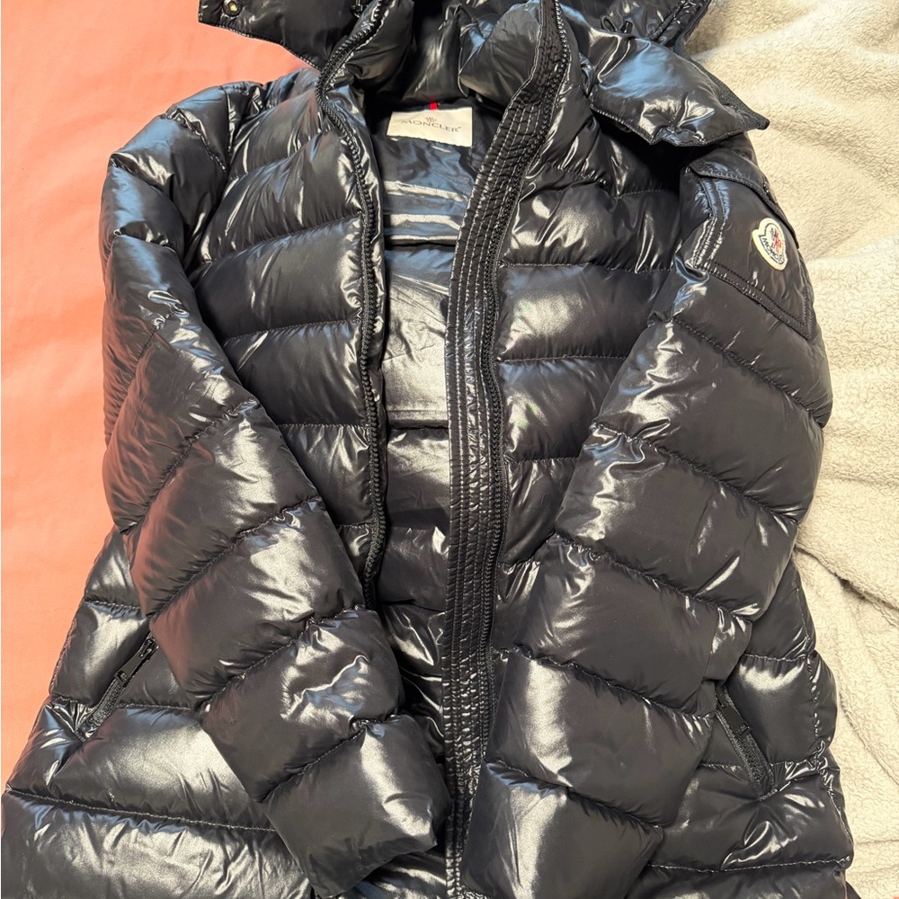 Moncler Shiny Black Puffer Jacket